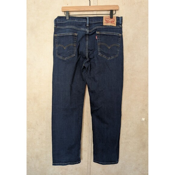 Levi’s 514 Jeans Mens 34x30 Straight Fit Blue Denim Casual Comfort Stretch - Picture 3 of 13